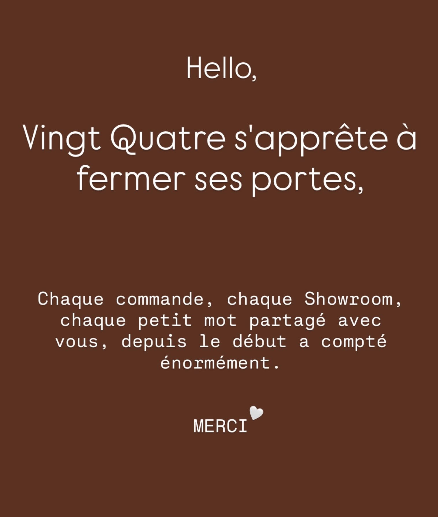 Annonce Vingt Quatre